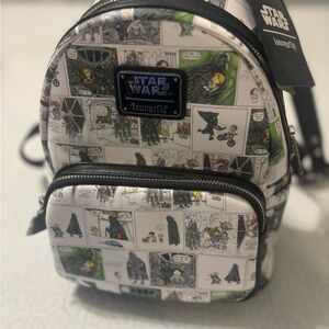 NWT Loungefly  I Am Your Father, Star Wars Mini Backpack